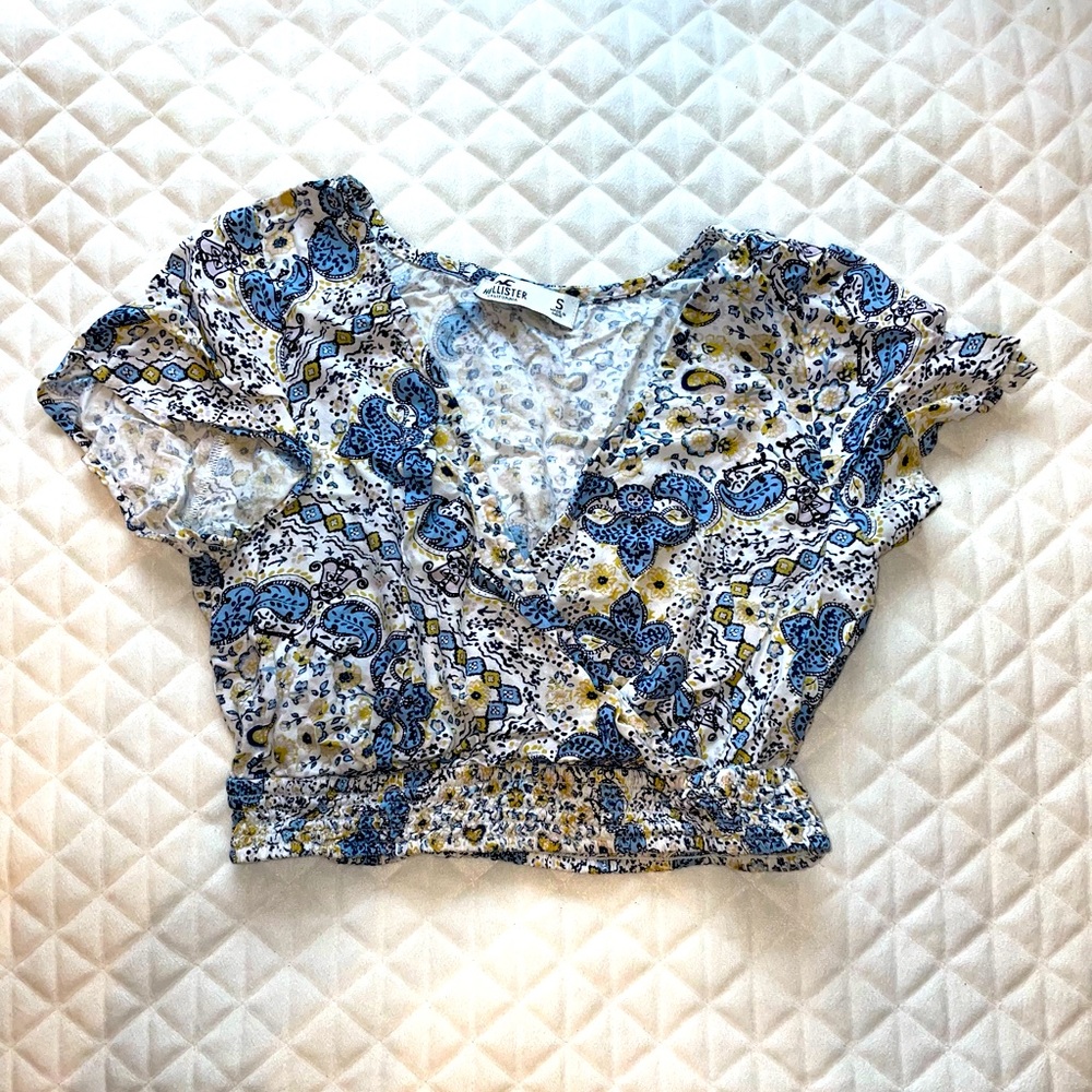 Hollister faux wrap top